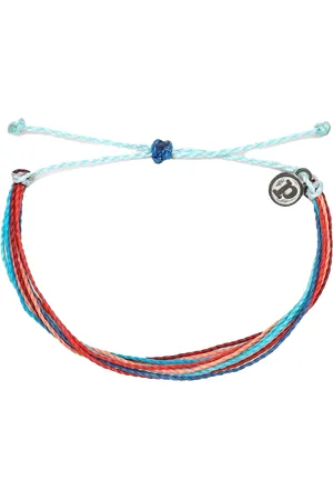 Pura Vida Riptide Bracelet in Red & Blue