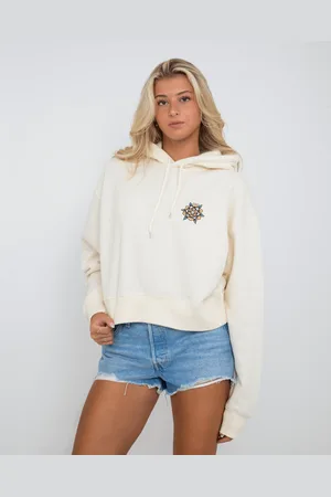 Santa Cruz Heart Set Hoodie in Off White