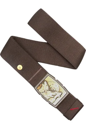 Arcade Nature Wolves Belt in Walnut