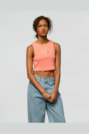 Santa Cruz Balloon Heart Front Vest in Coral