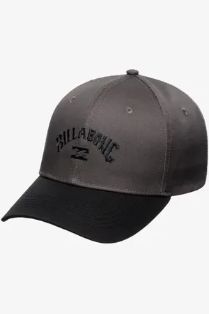 Billabong Arch Boys Snapback Cap in Charcoal