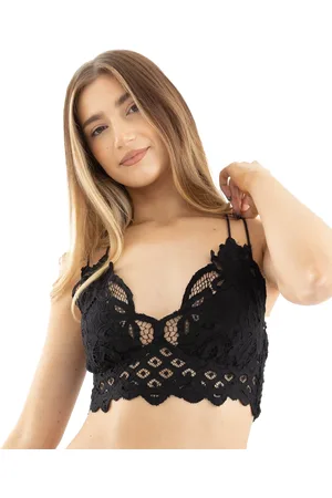 Free People Adella Bralette in Black