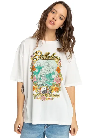 Billabong Return To Paradise T-Shirt in Salt Crystal