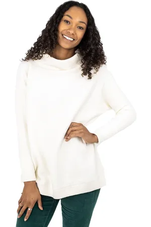 Free People Ottoman Slouchy Tunic Jumper in Ecru