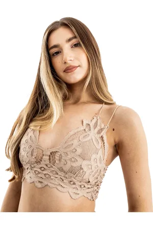 Free People Adella Bralette in Nude
