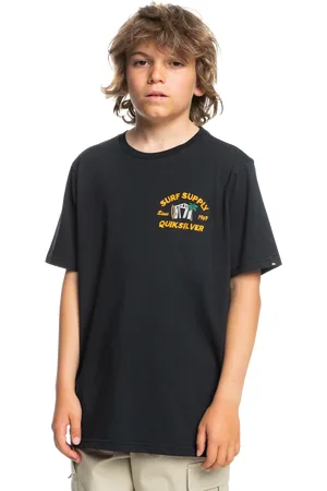 Quiksilver Boys Surf Shacky T-Shirt in Black