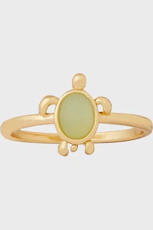 Pura Vida Sea Turtle Ring in Gold