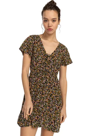 Billabong Day Trippin Dress in Black Sands
