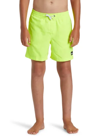Quiksilver Boys Everyday Solid Volley Shorts in Safety Yellow
