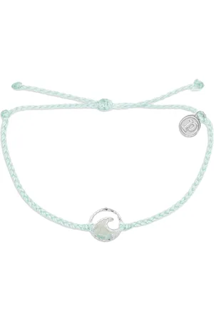 Pura Vida Opaque Resin Wave Bracelet in Rose Gold & Winterfresh