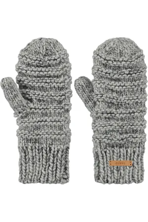 Barts Jasmin Mittens in Heather Grey