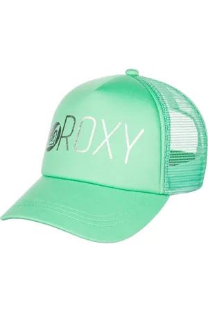 Roxy Girls Reggae Town Trucker Cap in Zephyr Green