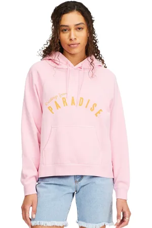 Billabong Morning Surf Hoodie in Pink Lady