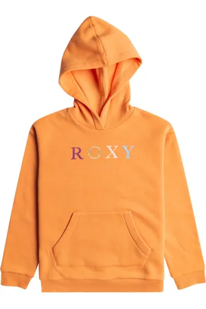 Roxy Girls Wildest Dreams Hoodie in Tangerine
