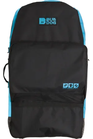 Bulldog Bodyboard Bag in Black & Cyan