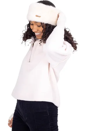 Barts Fur Headband in White