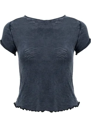 Free People Be My Baby T-Shirt in Black