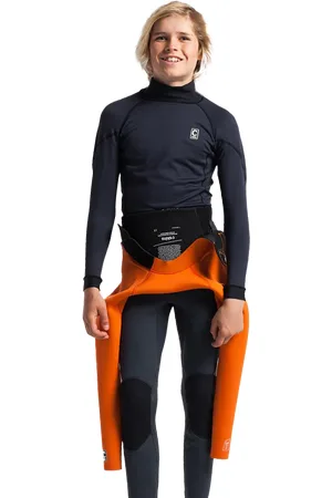 C-Skins Boys Thermal HDi Skins Rash Vest in Black