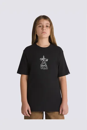 Vans Boys Crazy Eddy T-Shirt in Black