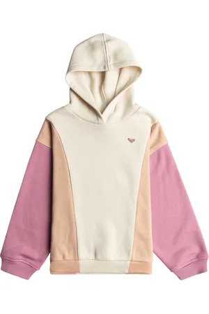 Roxy Girls Burnie Hoodie in Parchment