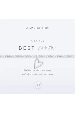 Joma Jewellery A Little Best Mum Bracelet in Silver