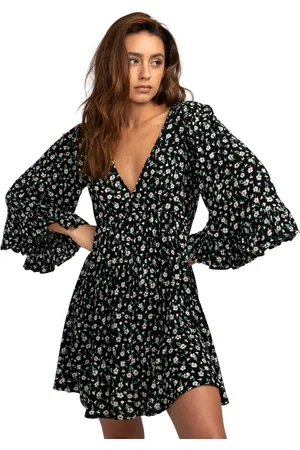 Billabong After Time Dress in Off Black