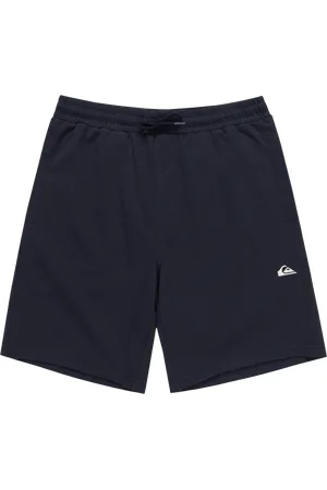 Quiksilver Mens Basic Fleece Shorts in Navy Blazer
