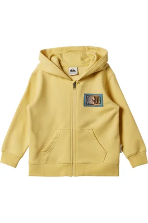 Quiksilver Boys Day Tripper Zip Hoodie in Mellow Yellow