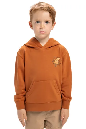 Quiksilver Boys Rainmaker Hoodie in Bran