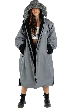 Dryrobe Advance Long Sleeve Snow in Alpine Grey