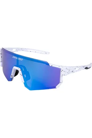 Santa Cruz Strip Racer Sunglasses in White & Blue