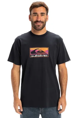 Quiksilver EV Gradient Box T-Shirt in Dark Navy