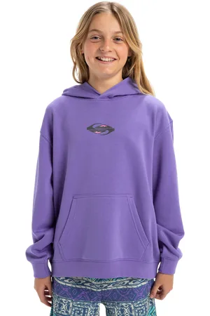 Quiksilver Boys Apog Heritage Hoodie in Dusted Peri