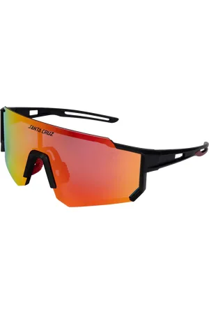 Santa Cruz Strip Racer Sunglasses in Black & Orange Red