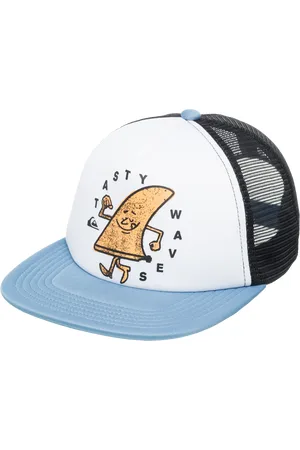 Quiksilver Boys Romper Trucker Cap in Snow White