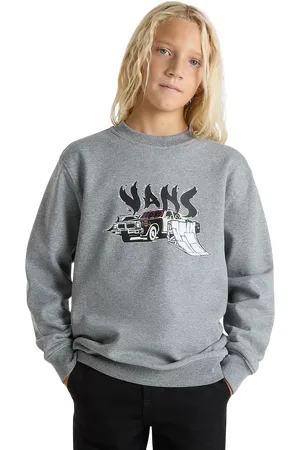 Vans Boys Copout Loose Sweatshirt in Cement Heather