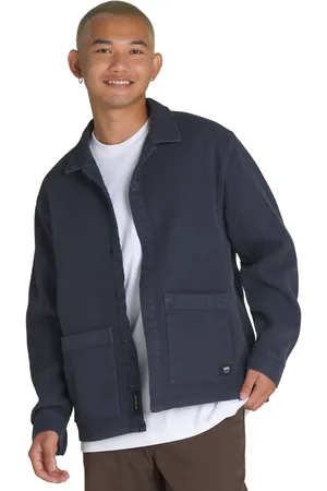 Vans Maywood Dobby Shacket in Parisian Night