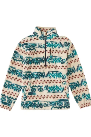 Billabong Boys Boundary Fleece Jacket in Bone