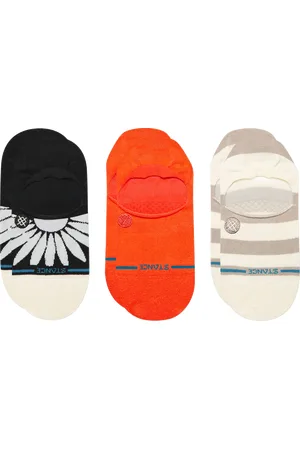 Stance Womens Prowess No Show Socks (3 Pack) in Coral