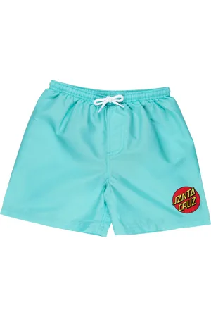 Santa Cruz Boys Classic Dot Swimshorts in Pool Blue