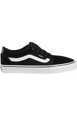 Vans Chukka Low Sidestripe Shoes in Black & White
