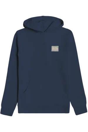Billabong Boys Foundation Pullover Hoodie in Navy
