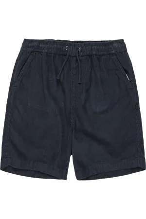 Quiksilver Boys Taxer Cord Walkshorts in Dark Navy