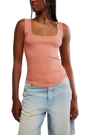 Free People Hummingbird Vest in Cedarwood