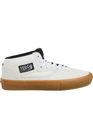 Vans Skate Half Cab Shoes in Antique White & Gum