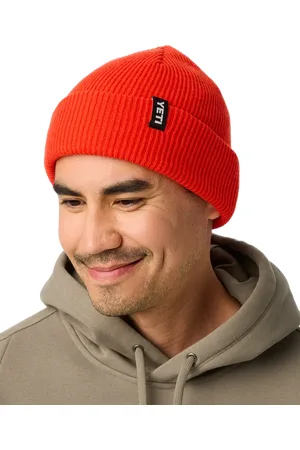 Yeti Badge Beanie in Orange