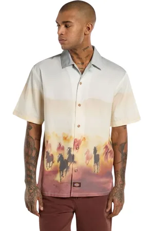 Dickies Running Wild Shirt in Oak Buff