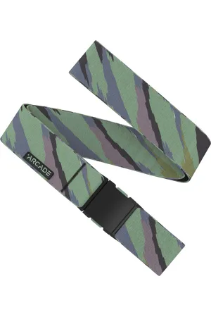 Arcade Brushstroke Belt in Mint