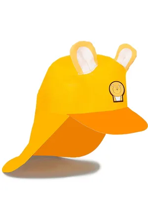 Roarsome Boys Cub The Lion Sun Cap in Yellow