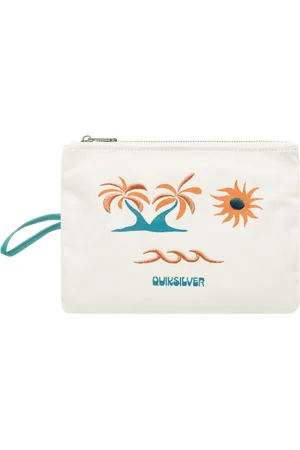 Quiksilver Zip Pocket Pouch Purse in Birch